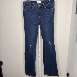 Dear John Women's Jaxtyn Bootcut Jeans Size 28 Mid Rise Dark Wash 31.5 Inseam